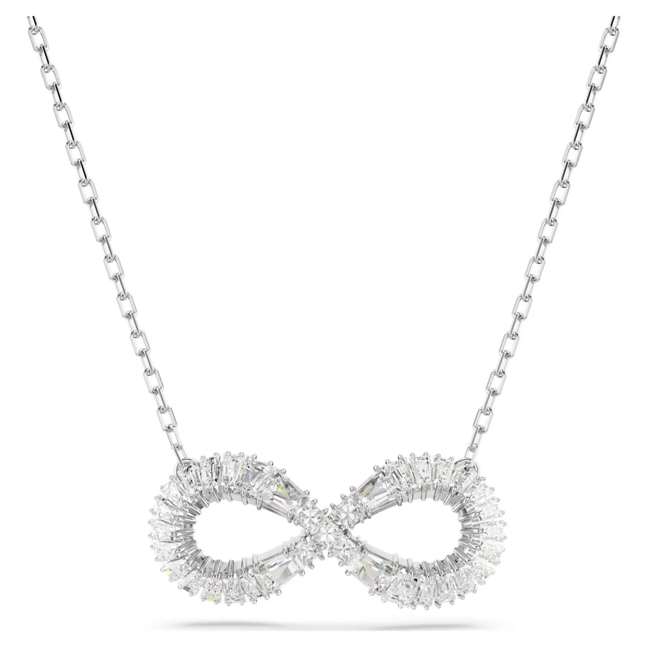 Hyperbola Pendant Infinity, White, Rhodium Plated 5679434 | Swarovski 1 Hyperbola Pendant Infinity, White, Rhodium Plated 5679434 | Swarovski