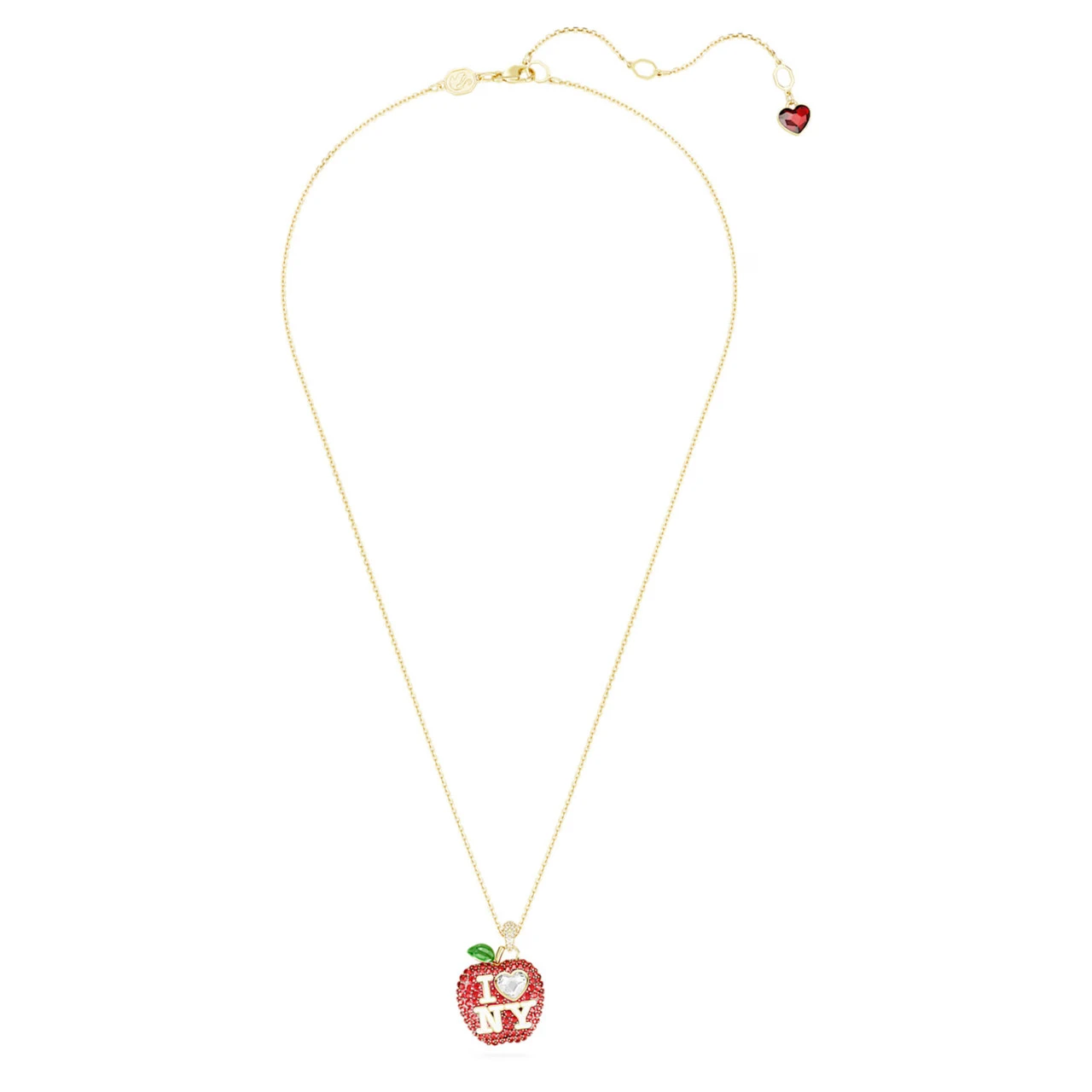 I LOVE NY Pendant, Red, Gold-Tone Plated 5671605 | Swarovski 2 I LOVE NY Pendant, Red, Gold-Tone Plated 5671605 | Swarovski - Image 2