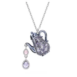 Alice In Wonderland Pendant, Teapot, Purple, Rhodium Plated 5682807 | Swarovski -four seasons jewelry shop 483b9c44 d80e 58bf b433 bcac56c990b5 25123.1705035868