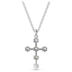 Insigne Pendant, Round Cut, Cross, White, Rhodium Plated 5675576 | Swarovski -four seasons jewelry shop 48aeaa07 b0b1 5a5a bbbf 1808a620d31d 99818.1696482514
