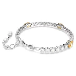 Matrix Tennis Bracelet, Mixed Cuts, Yellow, Rhodium Plated 5666425 | Swarovski 11 Matrix Tennis Bracelet, Mixed Cuts, Yellow, Rhodium Plated 5666425 | Swarovski -four seasons jewelry shop 52ed5347 a045 54dc b7c9 13141e316890 41395.1706018829