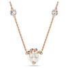 Dragon & Phoenix Pendant, Crystal Pearls, Dragon’s Claw, White, Rose Gold-Tone Plated 5685774 | Swarovski