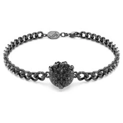 Dragon & Phoenix Bracelet Dragon’s Claw, Black, Ruthenium Plated 5675844 | Swarovski