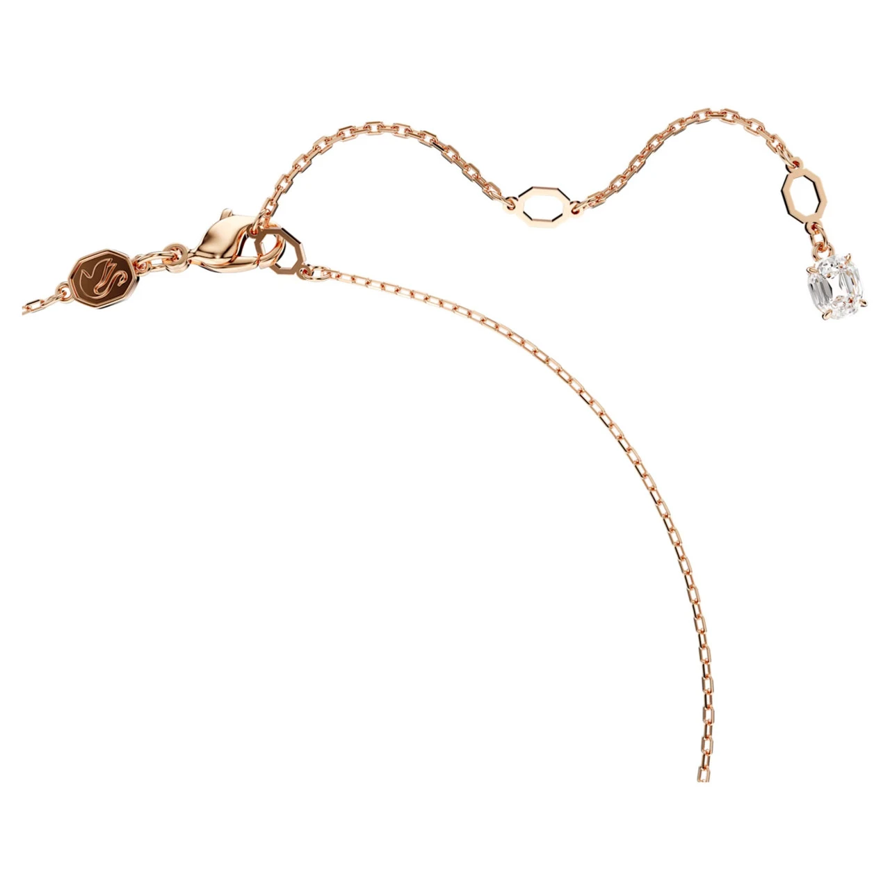 Hyperbola Pendant Infinity, White, Rose Gold-Tone Plated 5677623 | Swarovski 3 Hyperbola Pendant Infinity, White, Rose Gold-Tone Plated 5677623 | Swarovski - Image 3