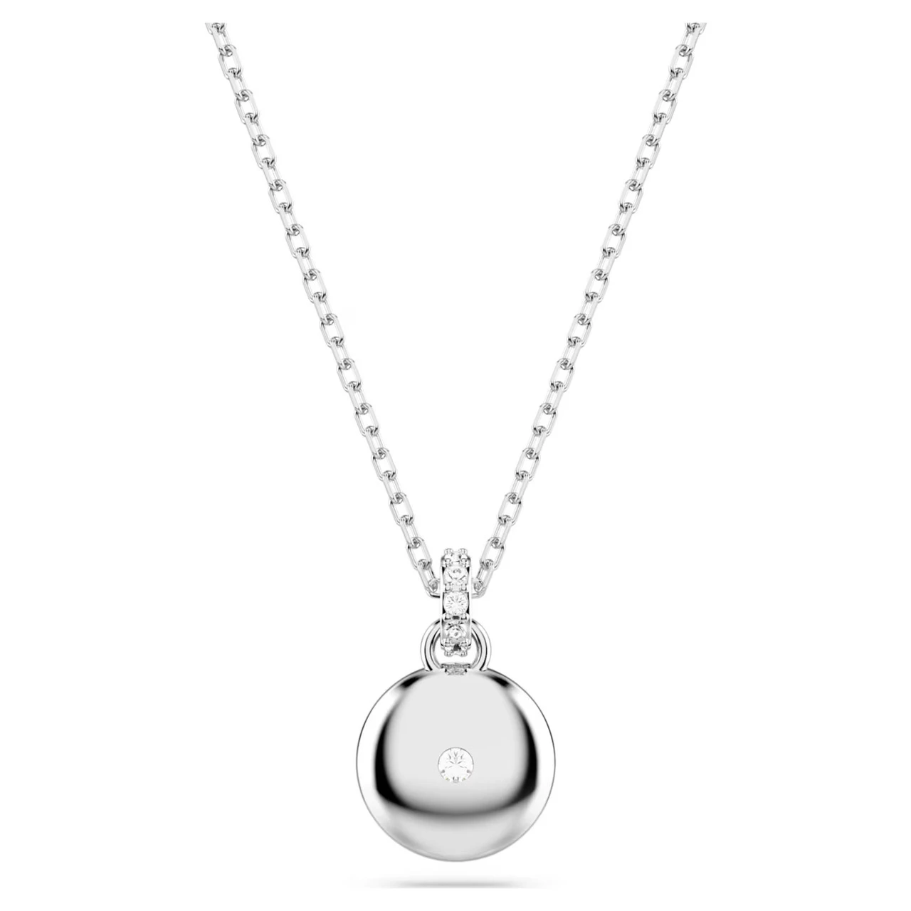 Meteora Pendant, White, Rhodium Plated 5683446 | Swarovski 4 Meteora Pendant, White, Rhodium Plated 5683446 | Swarovski - Image 4