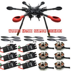 ARRIS M700 Carbon Fiber Foldable Hexacopter Super Combo
