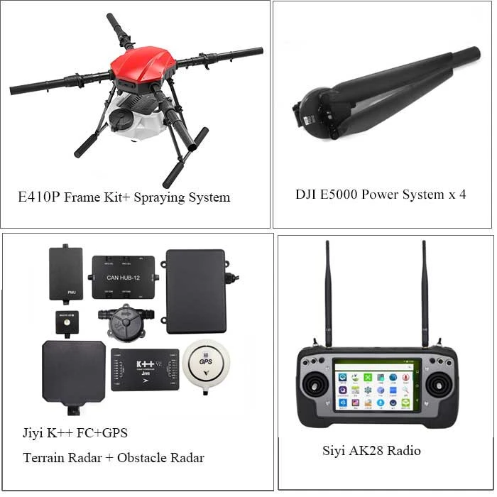 ARRIS E410P 4 Axis 10L Farm Drone Agriculture Spraying Drone Complete Version 2 ARRIS E410P 4 Axis 10L Farm Drone Agriculture Spraying Drone Complete Version - Image 2