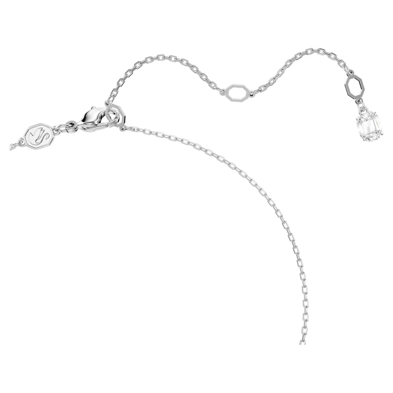 Hyperbola Pendant Infinity, White, Rhodium Plated 5679434 | Swarovski 3 Hyperbola Pendant Infinity, White, Rhodium Plated 5679434 | Swarovski - Image 3