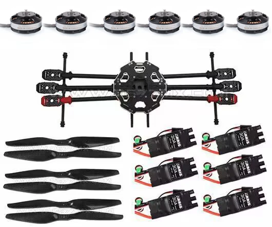 TAROT FY680 PRO Carbon Fiber Hexa-copter Super Combo (Not Assembled) 1 TAROT FY680 PRO Carbon Fiber Hexa-copter Super Combo (Not Assembled)