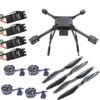 ZD550 Pro 550mm 4 Axis Carbon Fiber Umbrella Folding Quadcopter Combo With Motor ESC Propeller